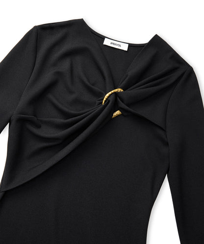 Çift Parça Görünüm Mini Elbise