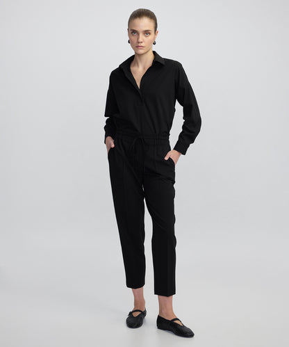 Belden Bağlamalı Carrot Fit Pantolon