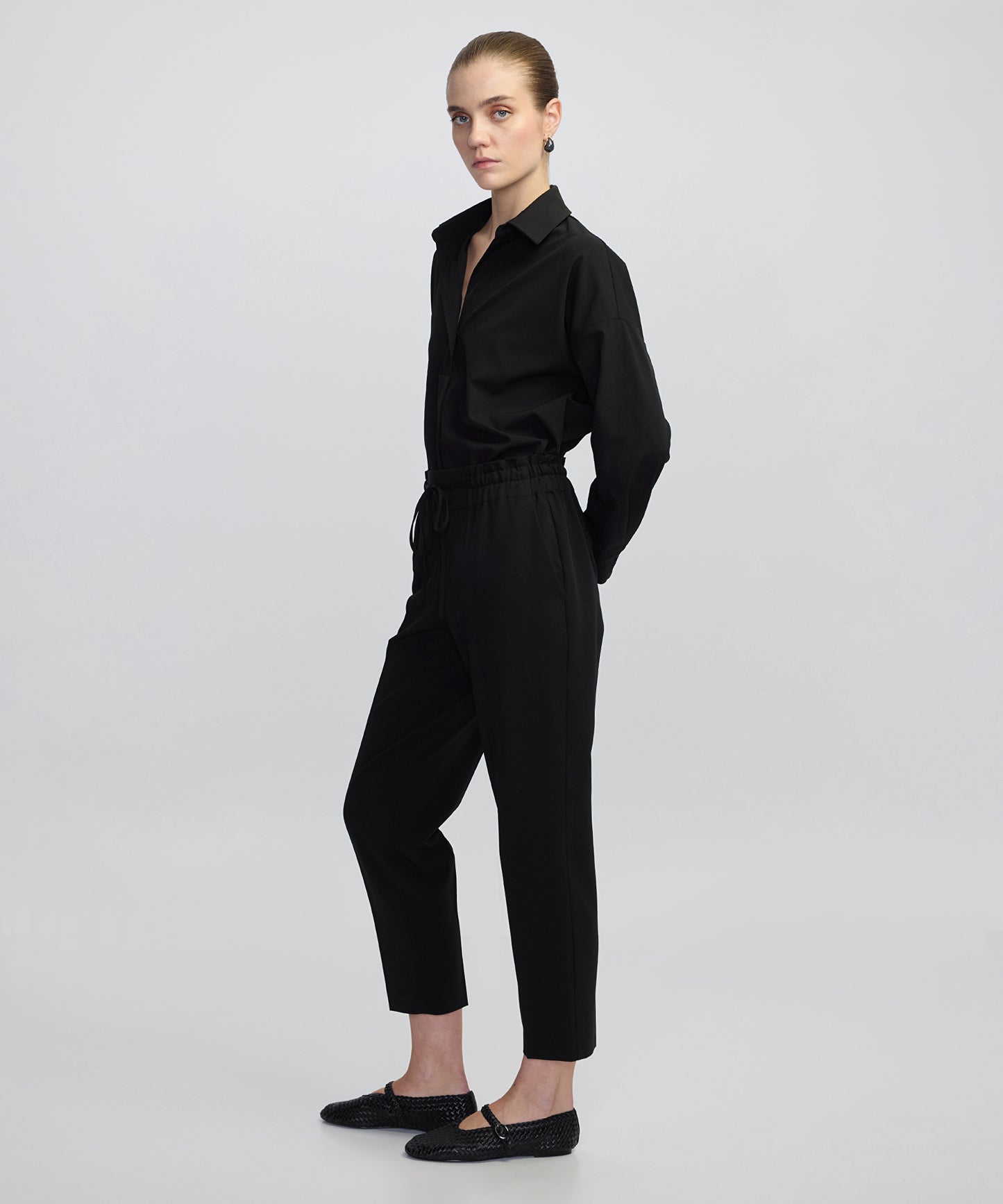 Belden Bağlamalı Carrot Fit Pantolon