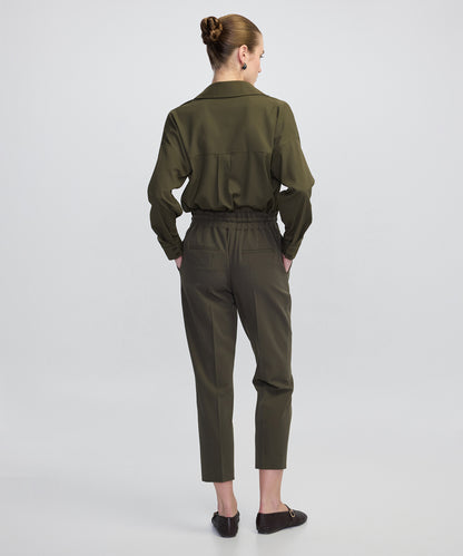 Belden Bağlamalı Carrot Fit Pantolon