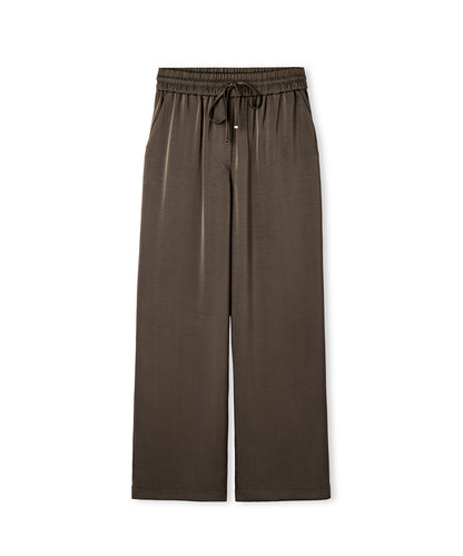 Wide Leg Fit Elastik Bel Pantolon