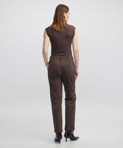 Süet Görünümlü Pantolon