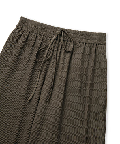 Elastik Bel Dokulu Pantolon