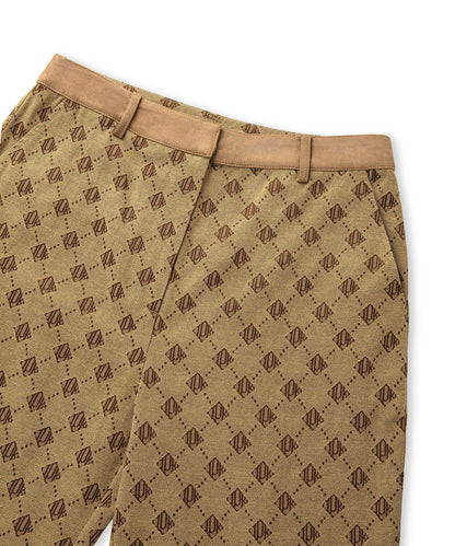 Monogram Jakarlı Pantolon