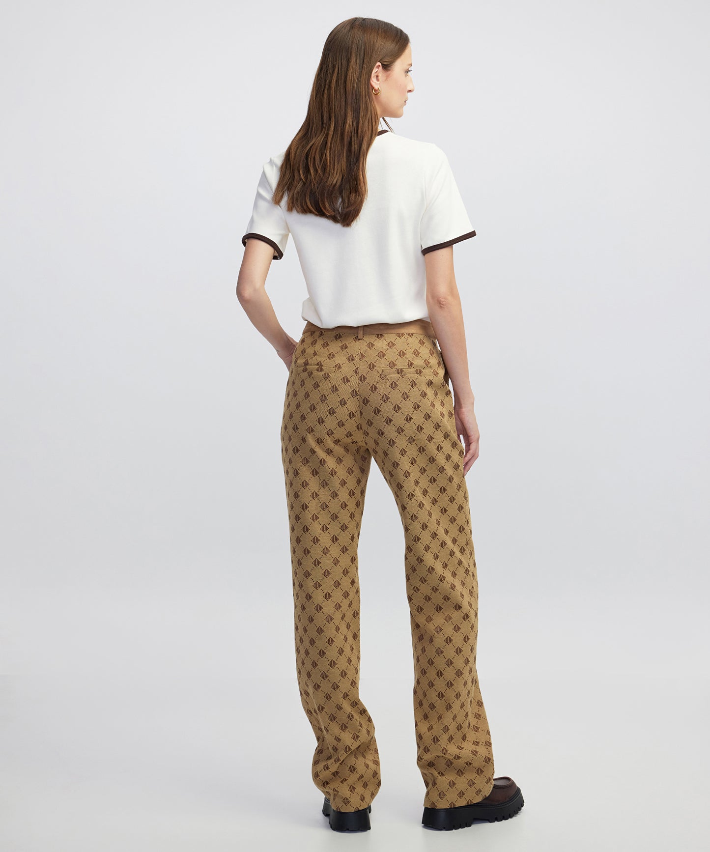 Monogram Jakarlı Pantolon