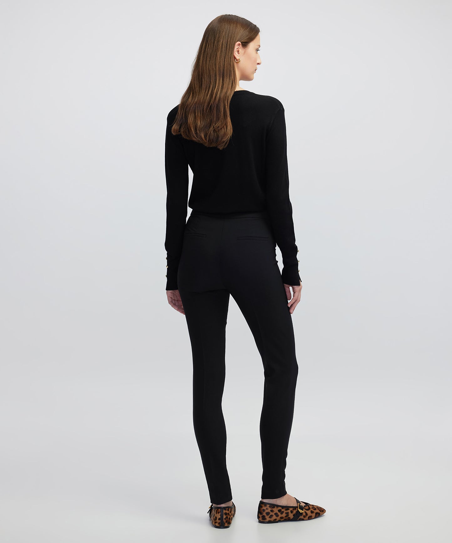 Yüksek Bel Skinny Fit Pantolon