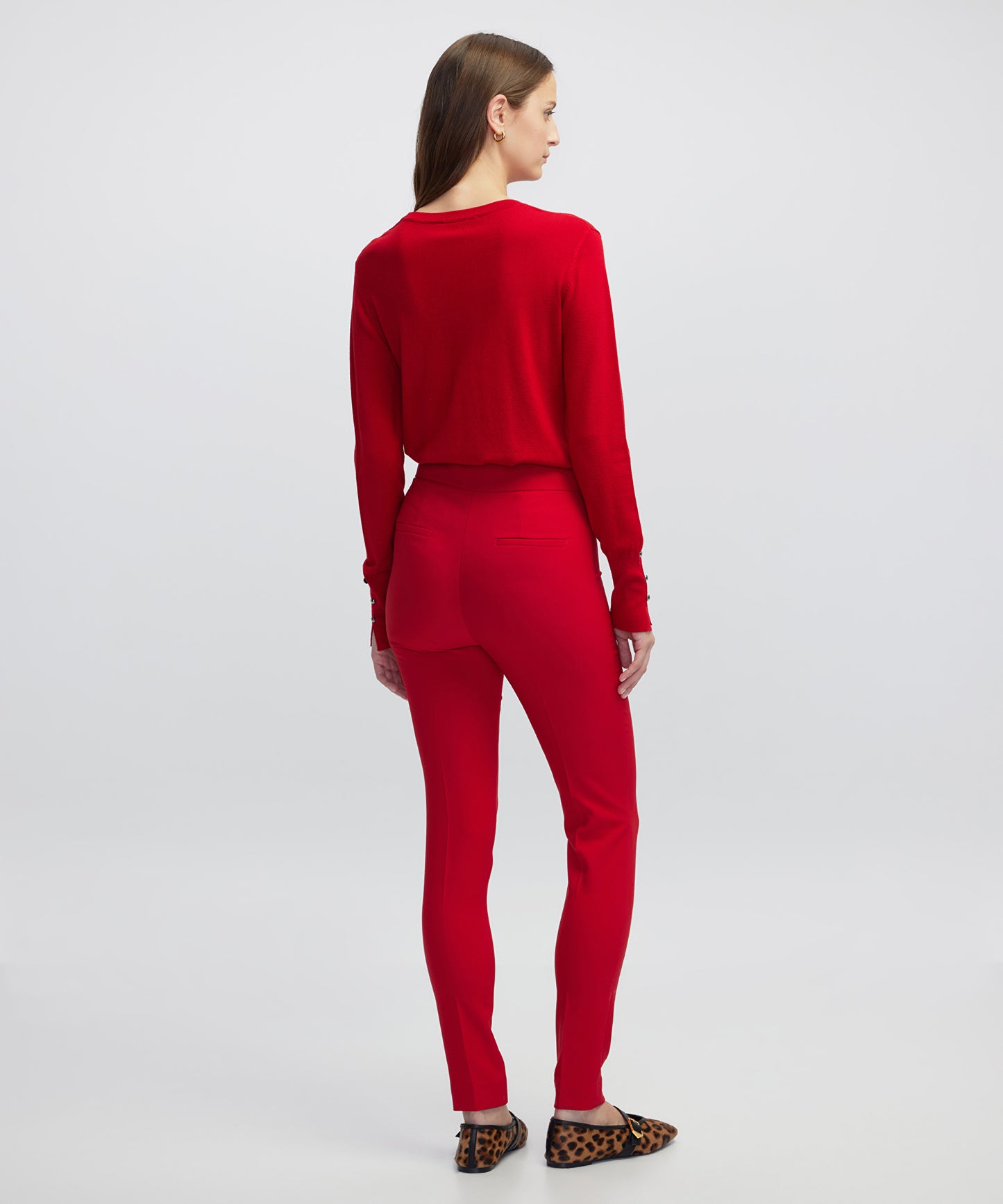 Yüksek Bel Skinny Fit Pantolon