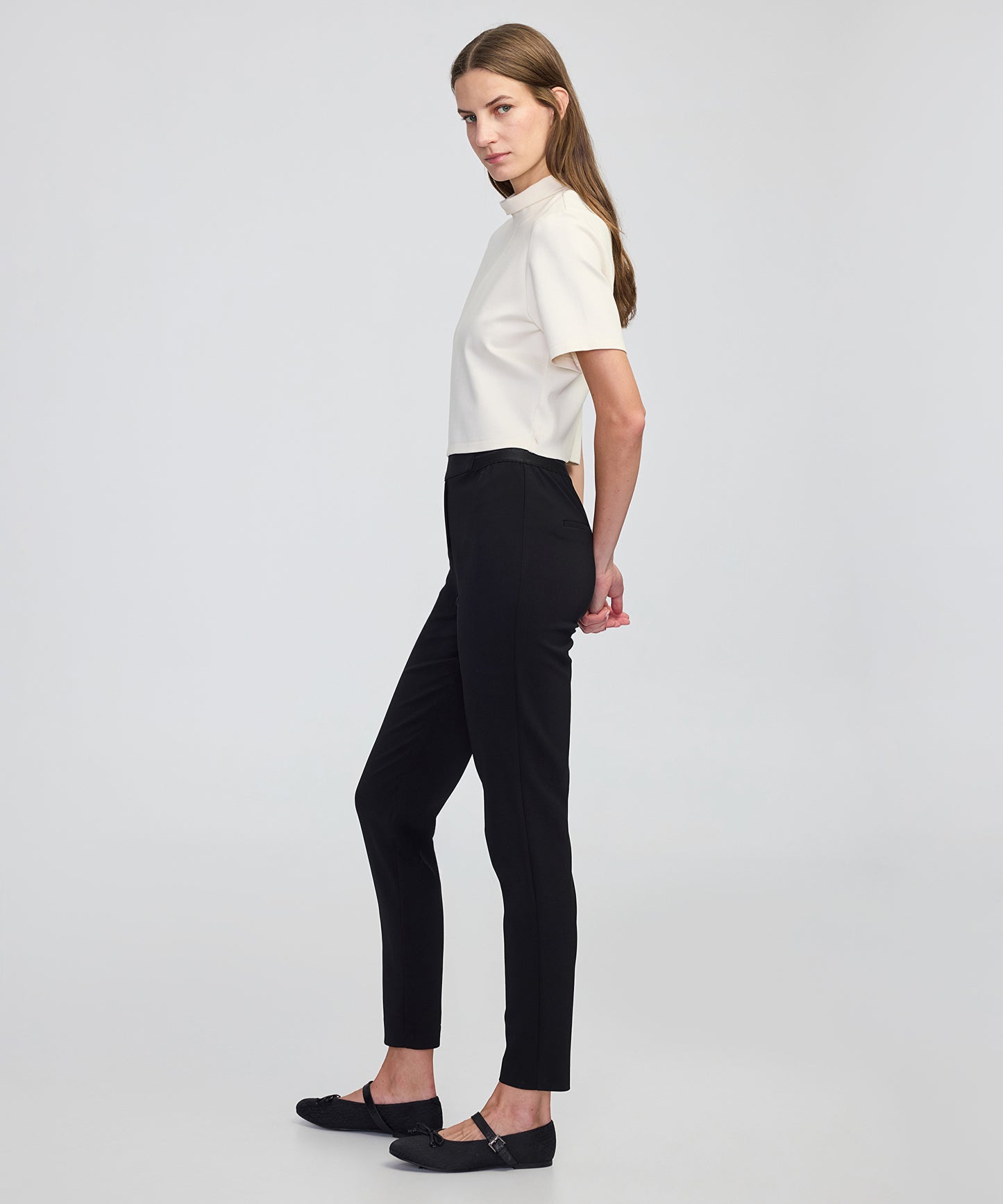 Elastik Bel Skinny Fit Pantolon