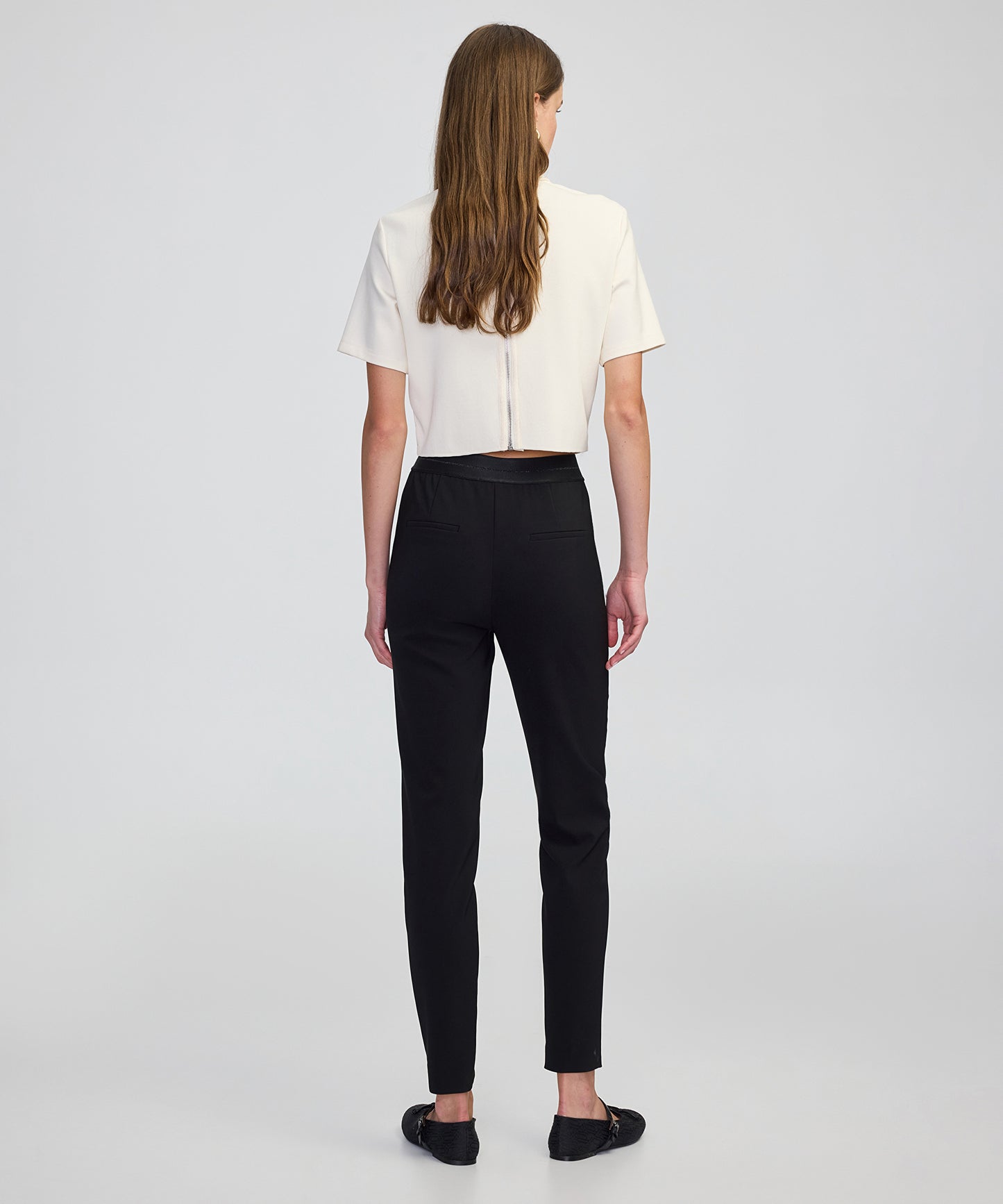 Elastik Bel Skinny Fit Pantolon