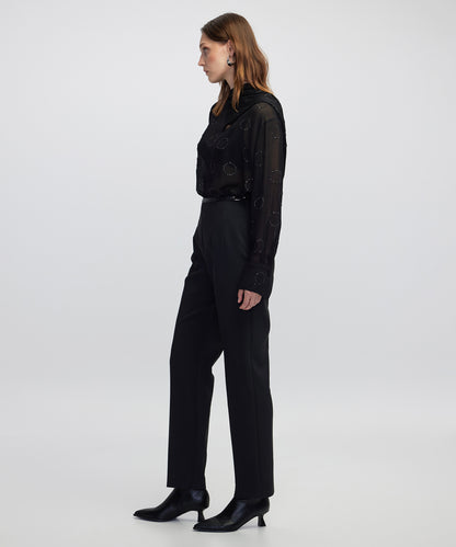 Metal Tokalı Carrot Fit Pantolon