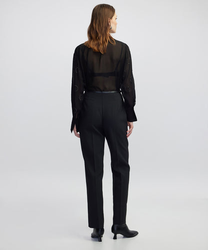 Metal Tokalı Carrot Fit Pantolon