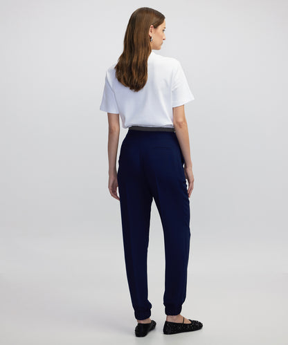 Teknik Kumaş Mix Jogger Pantolon