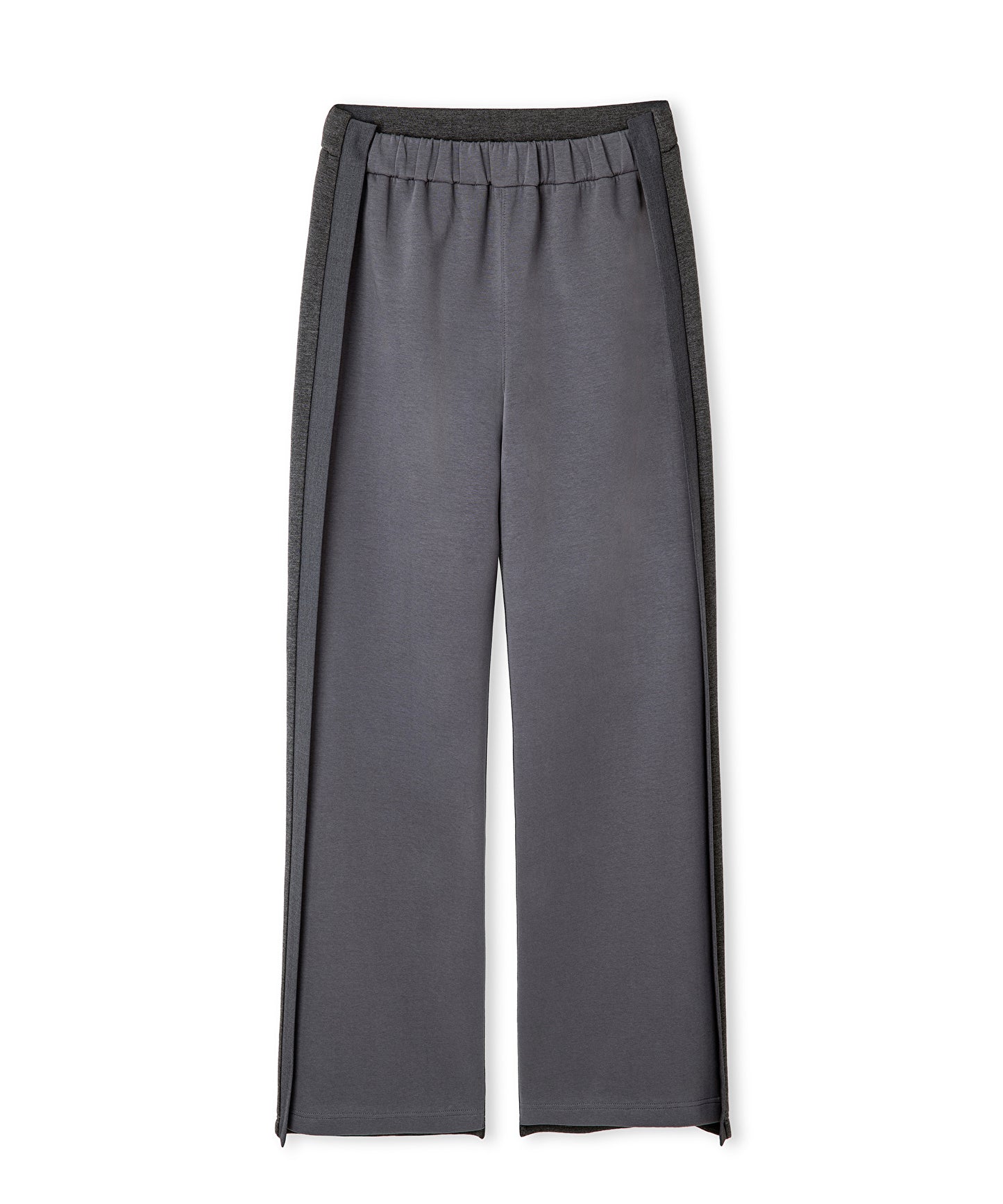 Wide Leg Fit Aller Şeritli Pantolon
