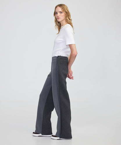 Wide Leg Fit Aller Şeritli Pantolon