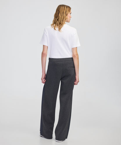 Wide Leg Fit Aller Şeritli Pantolon