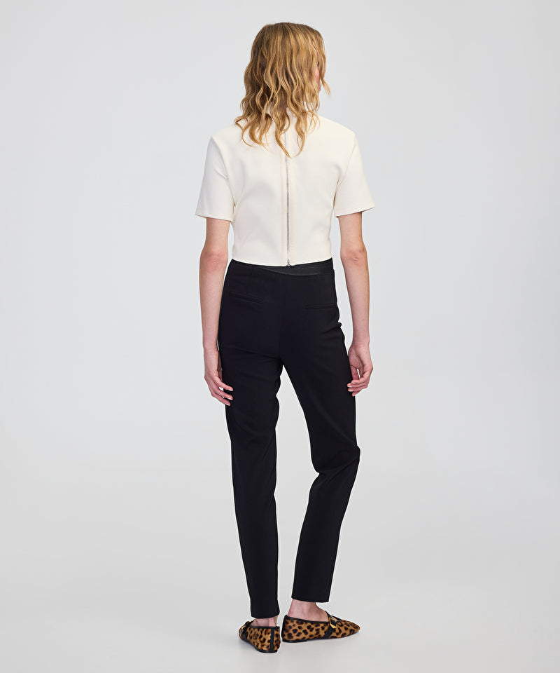 Parlak Şeritli Skinny Fit Pantolon