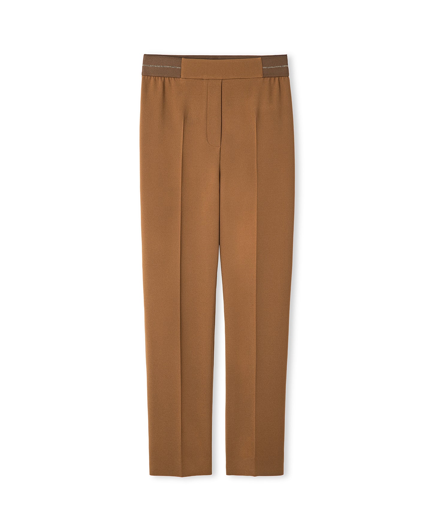 Parlak Şeritli Skinny Fit Pantolon