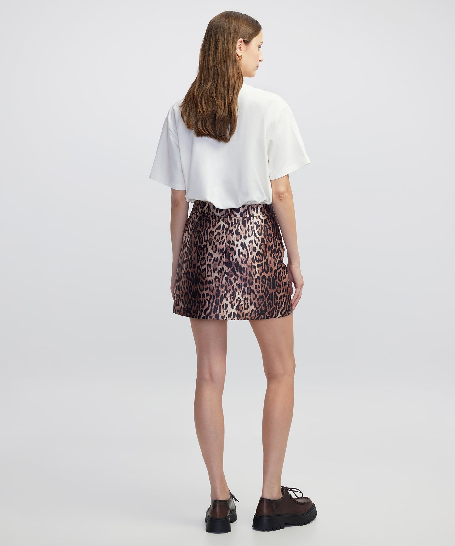 Leopar Desen Mini Etek