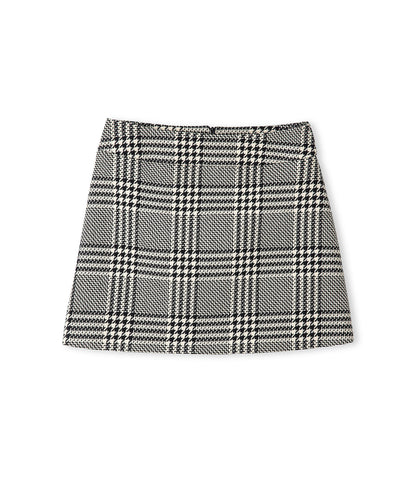 Ekose Desen Mini Etek