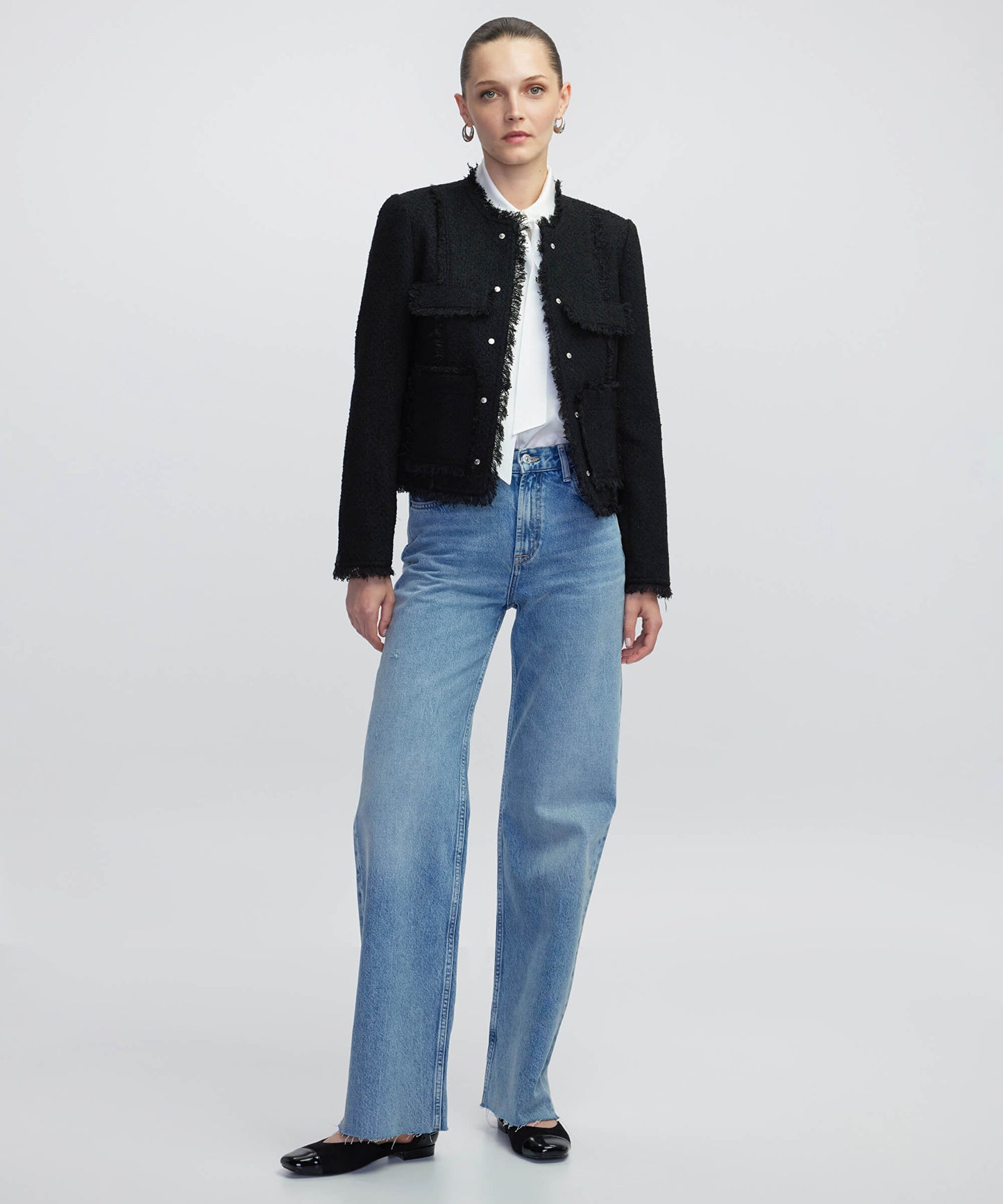 Püskül Şeritli Ceket