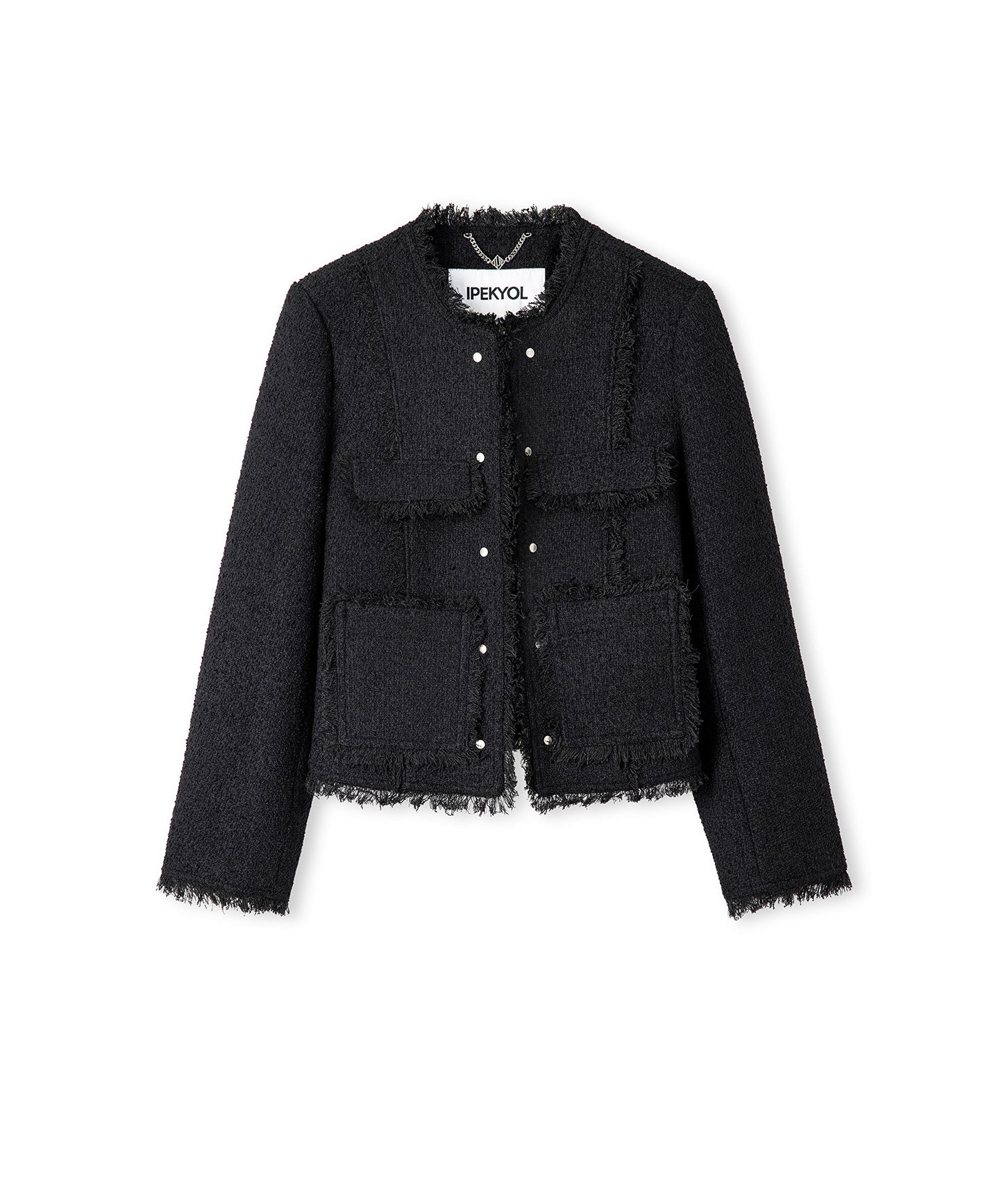 Püskül Şeritli Ceket