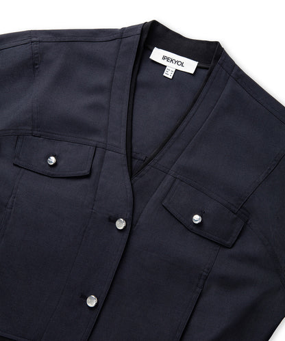 Kumaş Mix Bomber Ceket