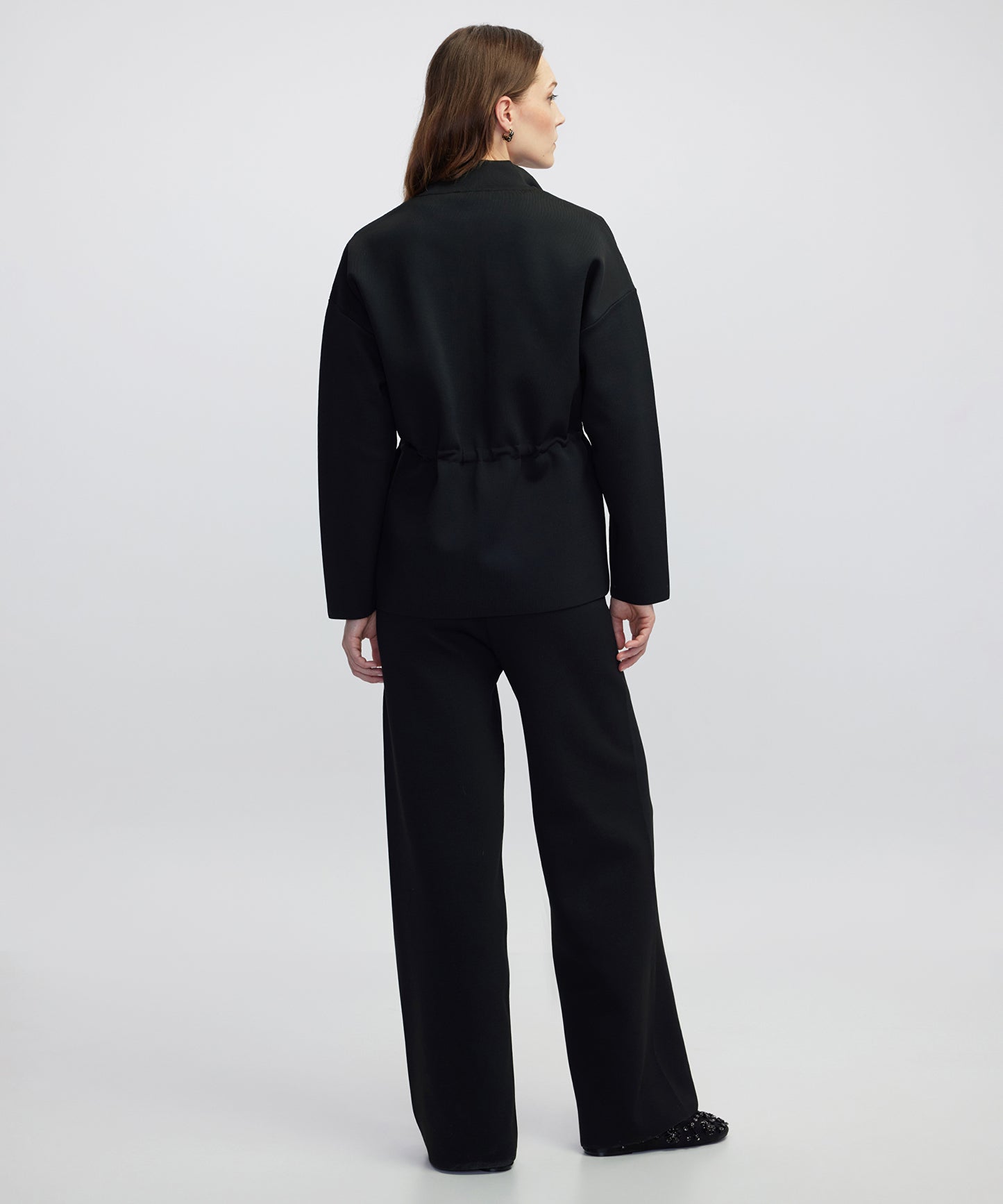 Ayarlanabilir Bel Triko Ceket