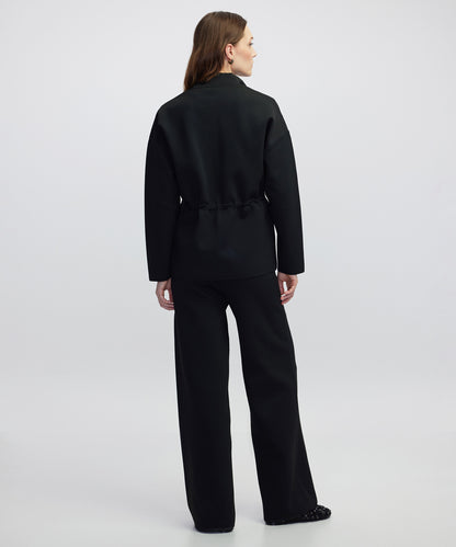 Ayarlanabilir Bel Triko Ceket