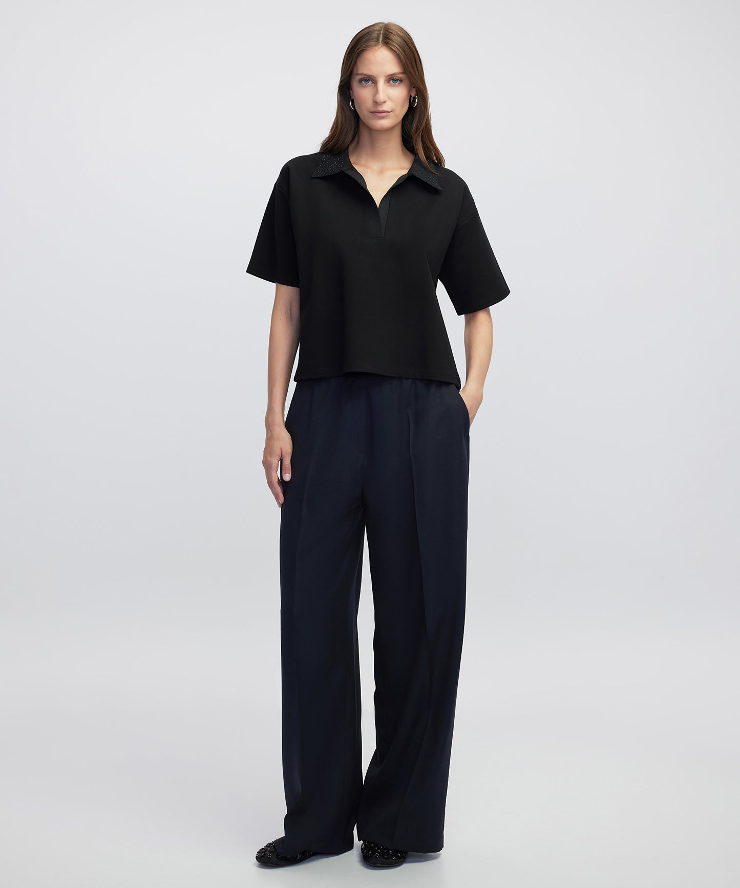 Hotfix Baskılı Bluz