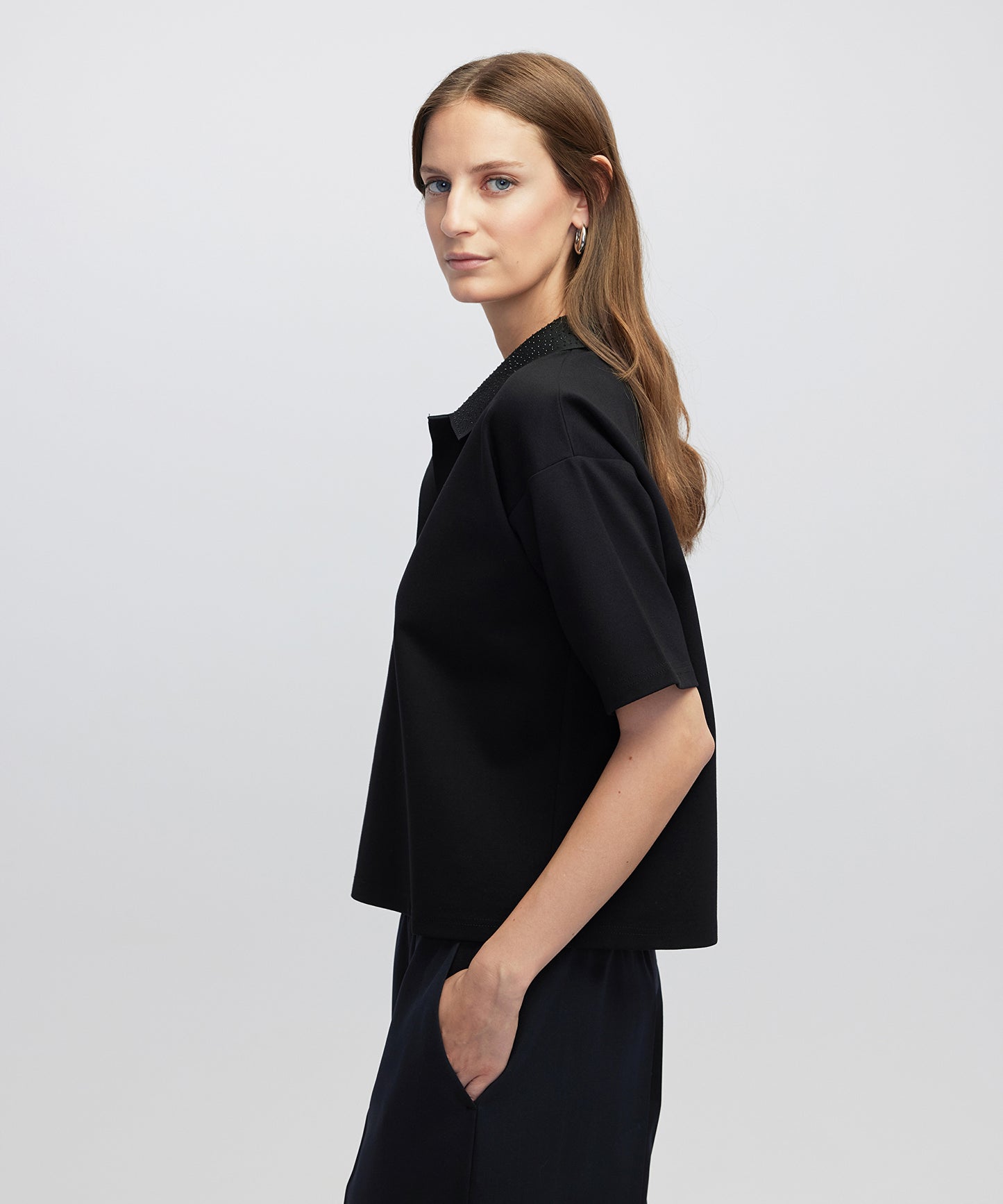 Hotfix Baskılı Bluz