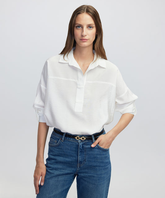 Gömlek Yaka Bluz