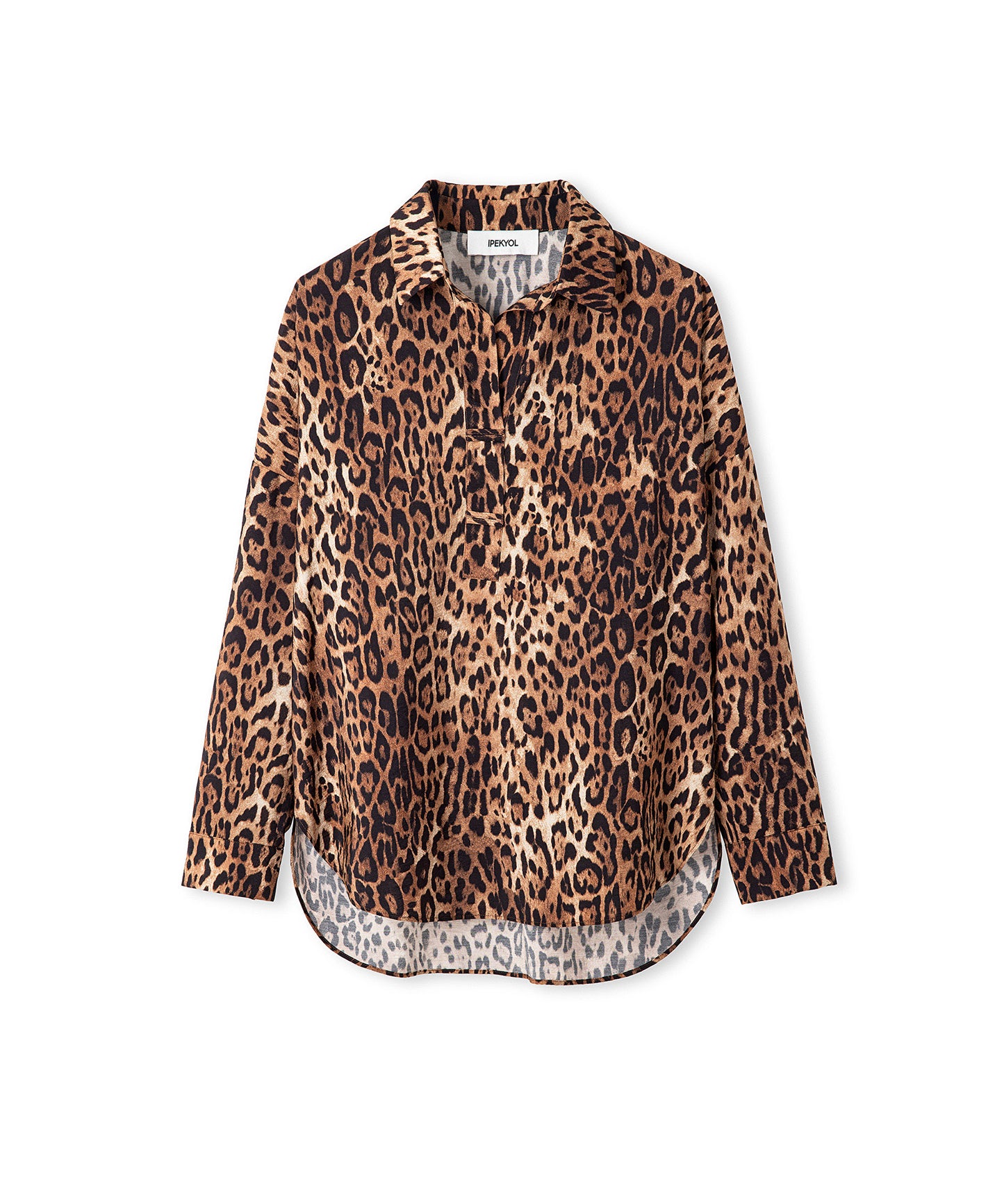 Leopar Desen Bluz
