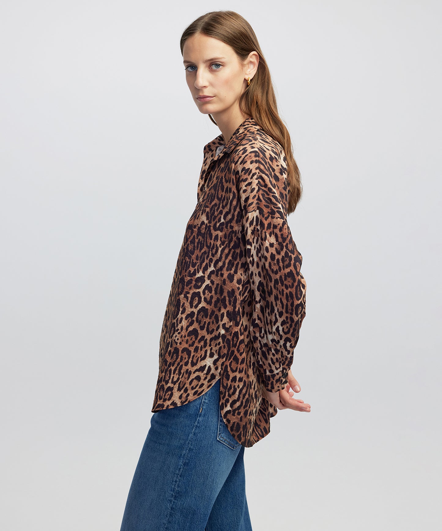 Leopar Desen Bluz