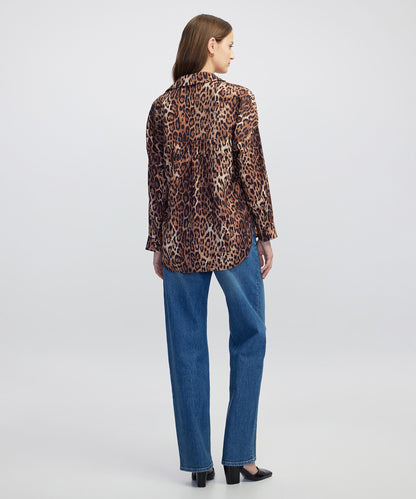 Leopar Desen Bluz