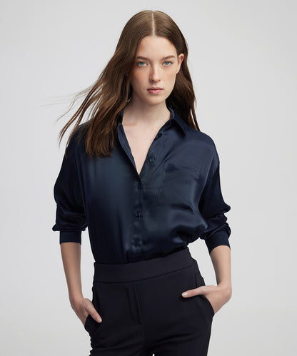 Tek Cepli Viskoz Gömlek