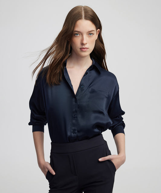 Tek Cepli Viskoz Gömlek