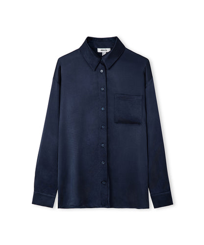 Tek Cepli Viskoz Gömlek