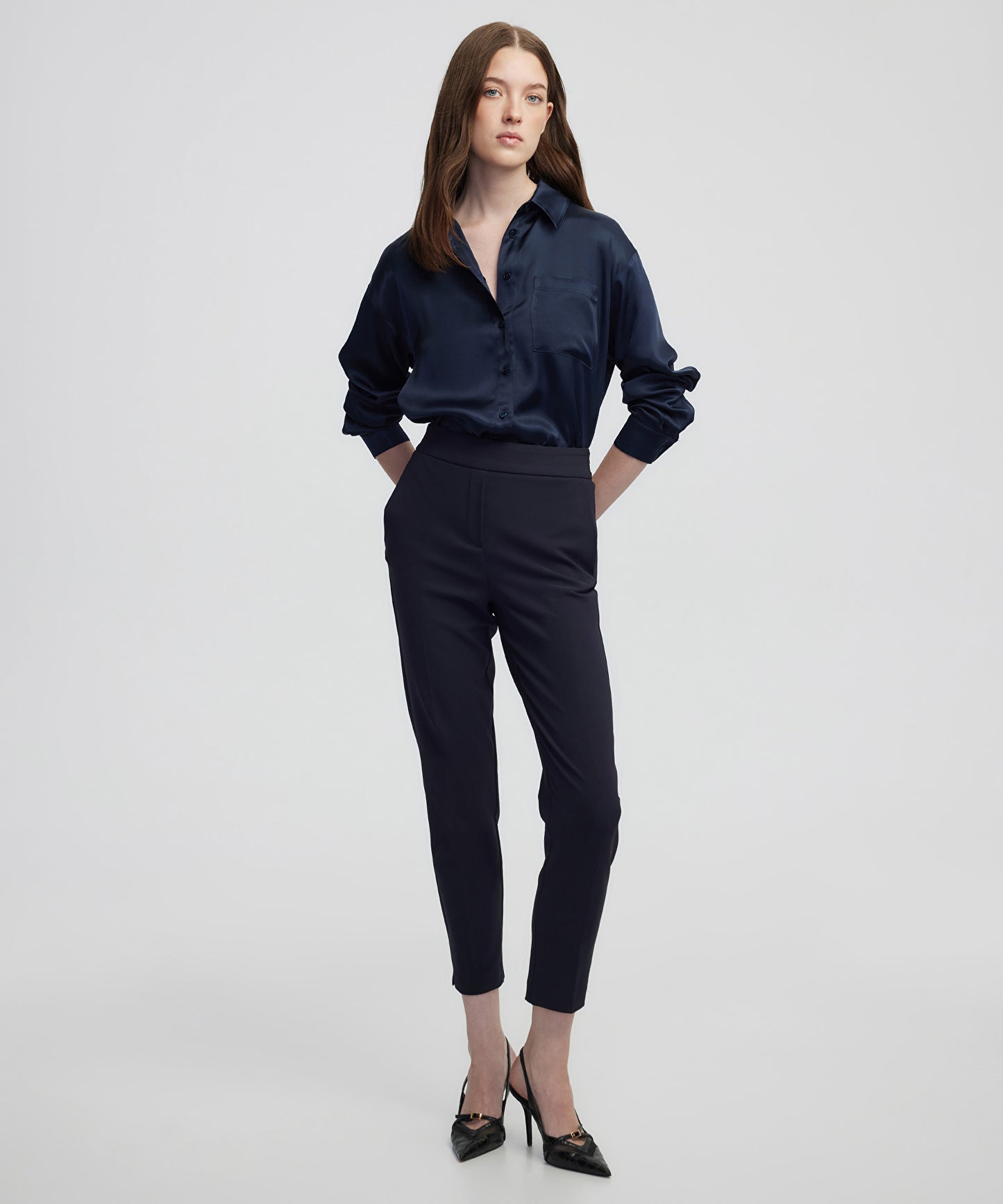 Tek Cepli Viskoz Gömlek