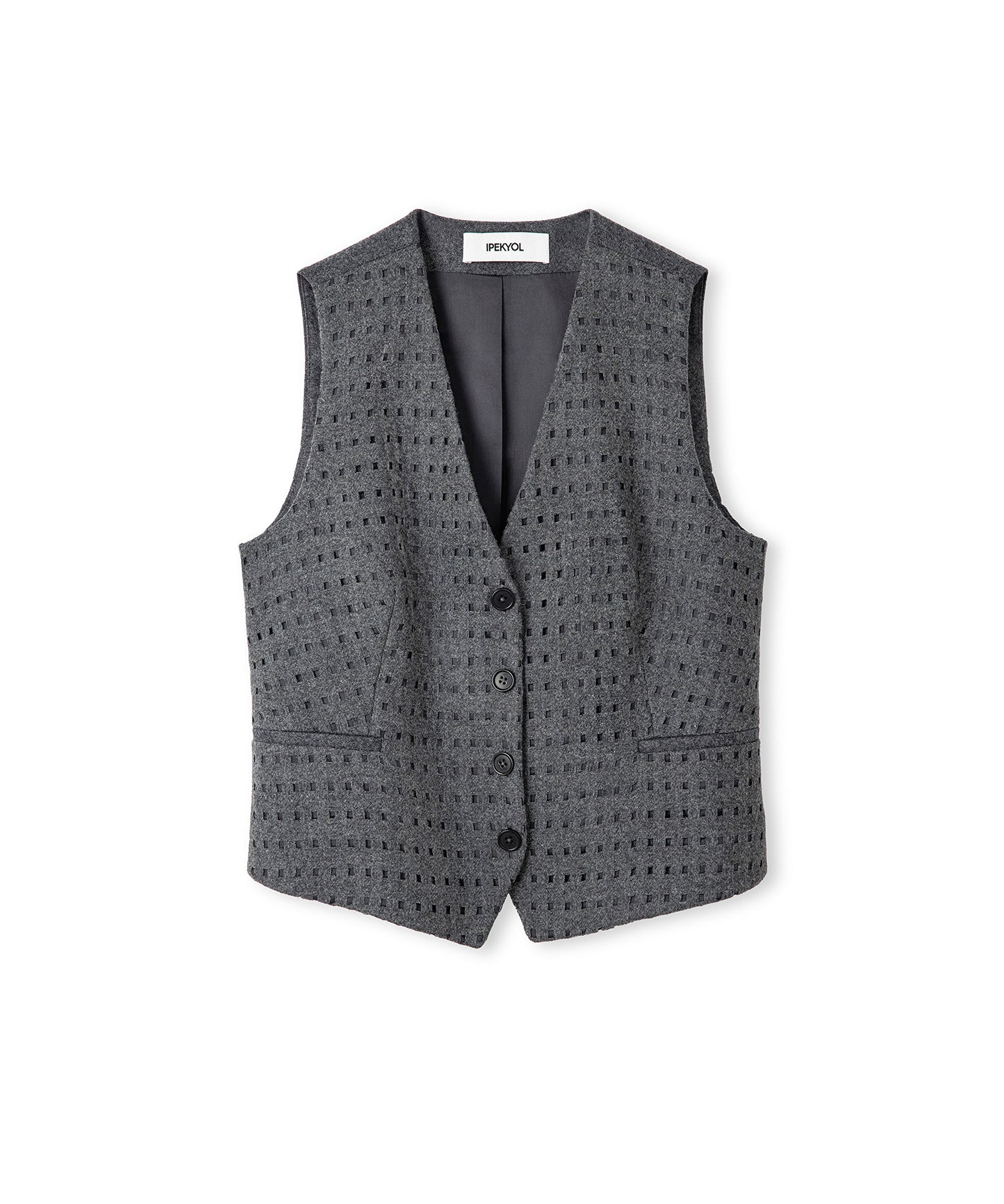 Cutout Detaylı Yelek