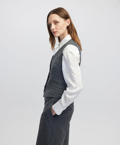 Cutout Detaylı Yelek