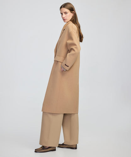 Düğmeli Kruvaze Kaban