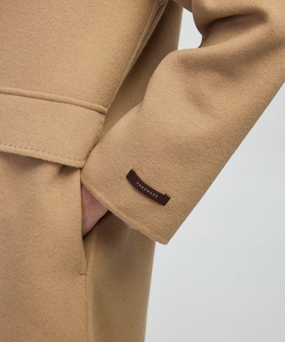 Düğmeli Kruvaze Kaban