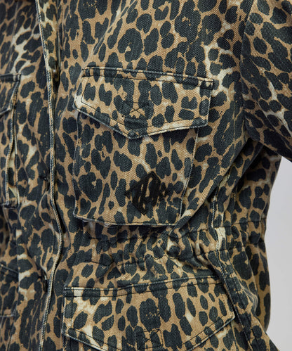 Leopar Desen Non Denim Mont