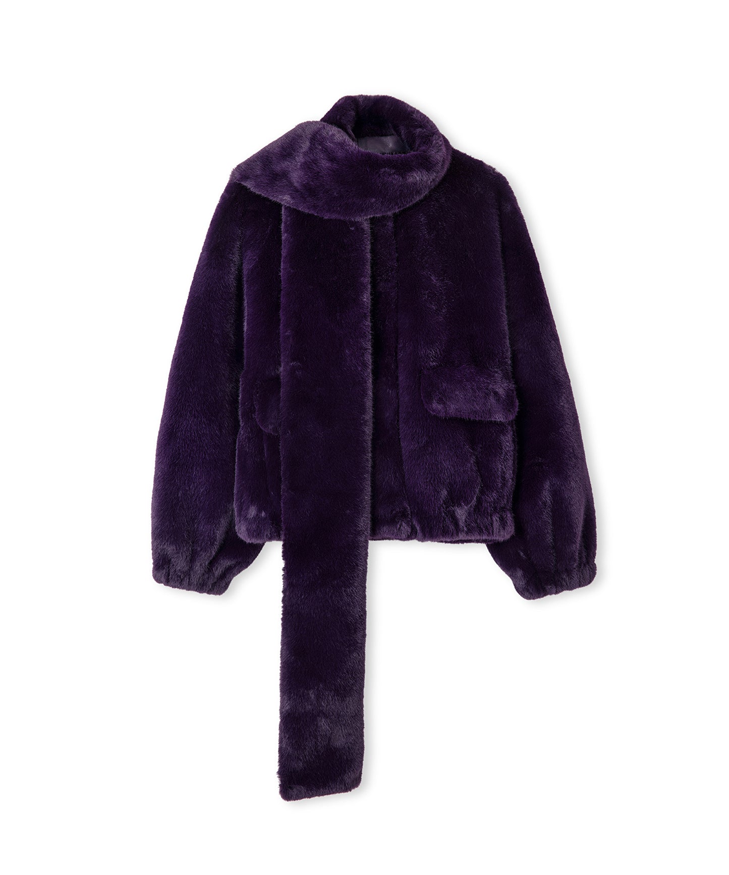 Atkılı Ve Cep Kapaklı Suni Kürk