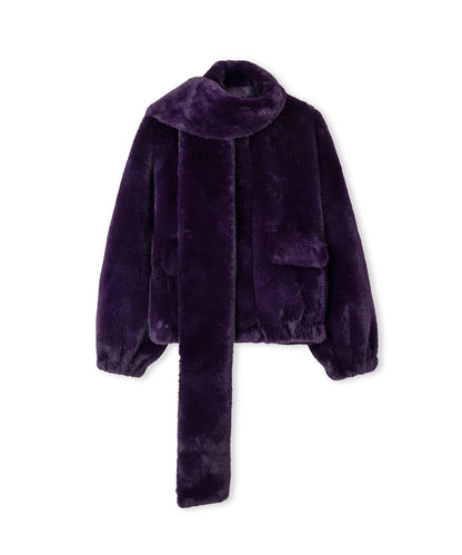 Atkılı Ve Cep Kapaklı Suni Kürk