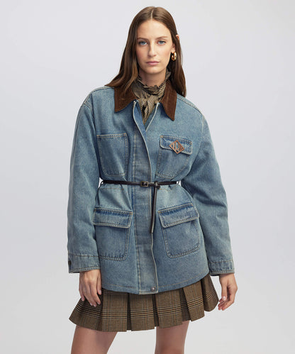 Patch Li Kontrast Yaka Mont