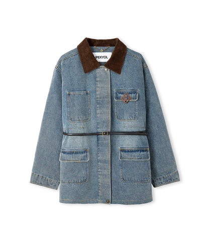 Patch Li Kontrast Yaka Mont