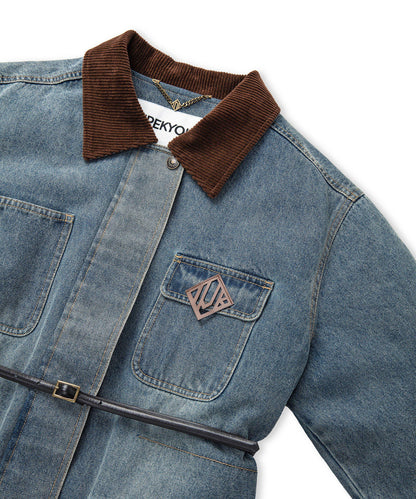 Patch Li Kontrast Yaka Mont