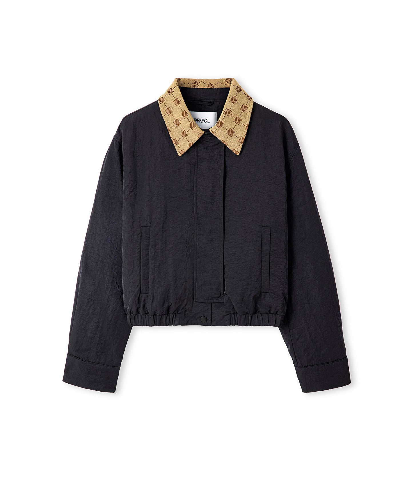 Monogram Jakarlı Mont