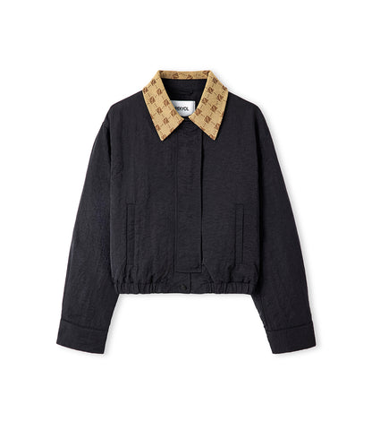 Monogram Jakarlı Mont